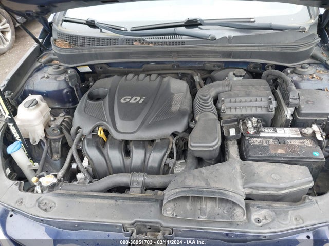 2011 Hyundai Sonata Gls მანქანა იყიდება აუქციონზე, vin: 5NPEB4ACXBH242672, აუქციონის ნომერი: 38951703
