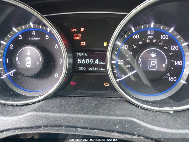 2011 Hyundai Sonata Gls მანქანა იყიდება აუქციონზე, vin: 5NPEB4ACXBH242672, აუქციონის ნომერი: 38951703