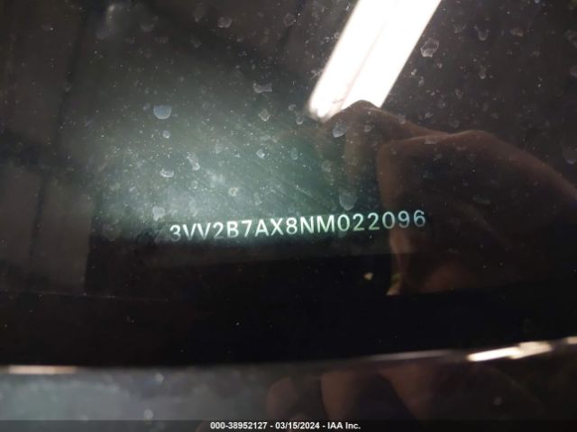 3VV2B7AX8NM022096 Volkswagen Tiguan 2.0t Se