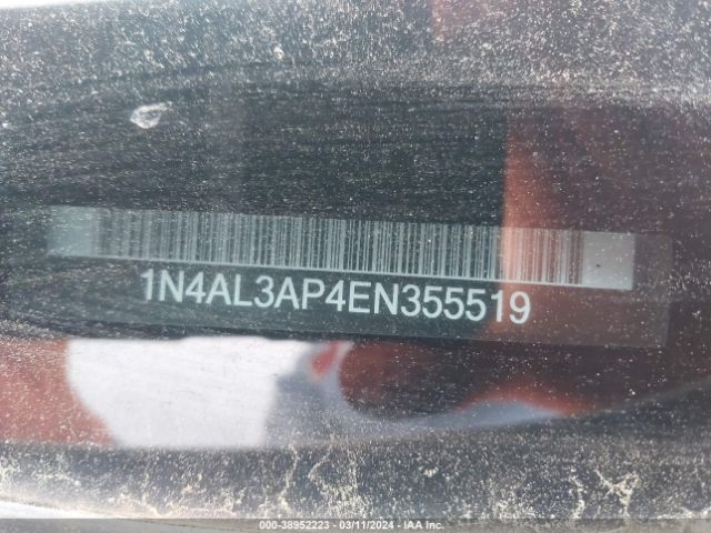 1N4AL3AP4EN355519 Nissan Altima 2.5/2.5 S/2.5 Sl/2.5 Sv