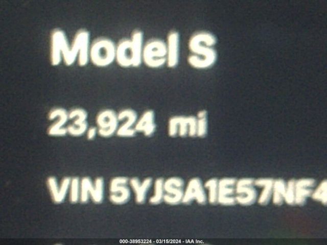 5YJSA1E57NF462869 Tesla Model S Dual Motor All-wheel Drive