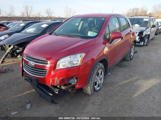 Chevrolet Trax 1ls 2015 KL7CJKSB6FB256366 Image 2