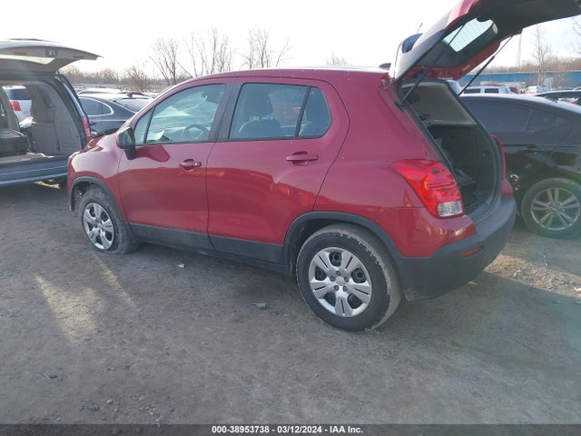 Chevrolet Trax 1ls 2015 KL7CJKSB6FB256366 Image 3