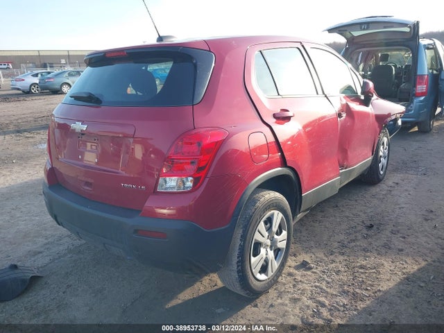 Chevrolet Trax 1ls 2015 KL7CJKSB6FB256366 Image 4