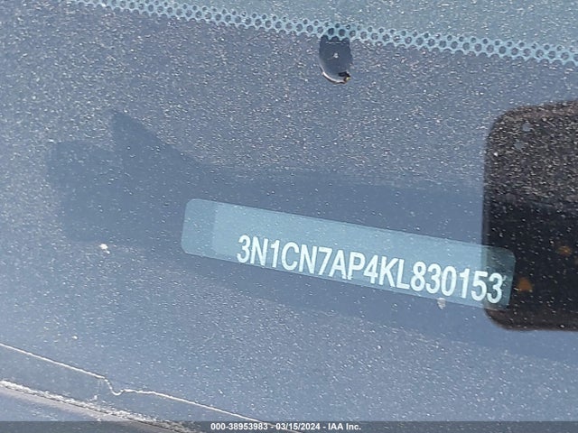 Nissan Versa 1.6 Sv 2019 3N1CN7AP4KL830153 Image 9
