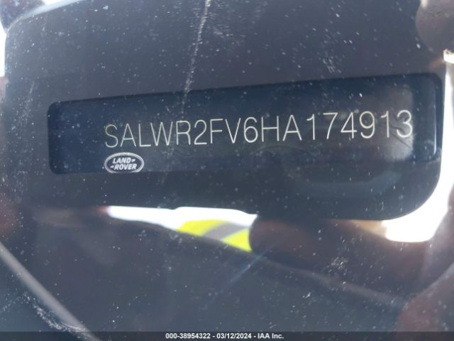 SALWR2FV6HA174913 Land Rover Range Rover Sport 3.0l V6 Supercharged Hse