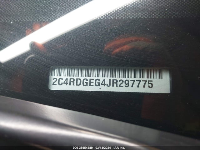 Dodge Grand Caravan Gt 2018 2C4RDGEG4JR297775 Image 17