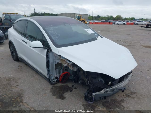 2023 Tesla Model X Plaid Tri Motor All-wheel Drive მანქანა იყიდება აუქციონზე, vin: 7SAXCBE66PF410119, აუქციონის ნომერი: 38954468