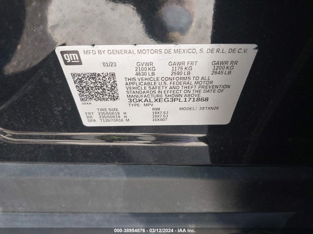 GMC Terrain Awd Denali 2023 3GKALXEG3PL171868 Image 9