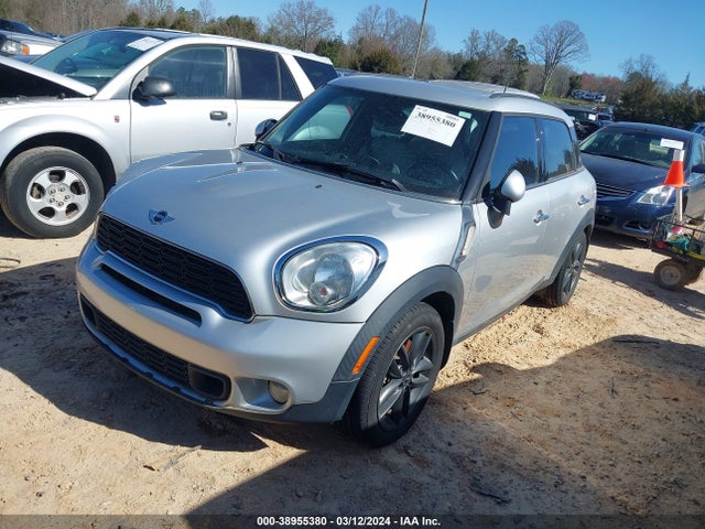 2012 MINI COOPER S COUNTRYMAN WMWZC3C5XCWL82396 Photo 1