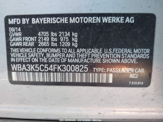 WBA3K5C54FK300825 BMW 328d Xdrive