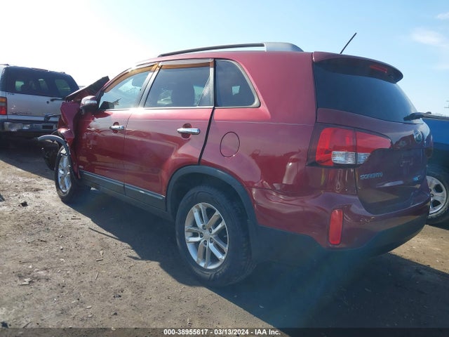 KIA SORENTO LX 2015 5XYKTDA66FG615696 Image 3