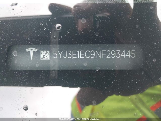 5YJ3E1EC9NF293445 Tesla Model 3 Performance Dual Motor All-wheel Drive