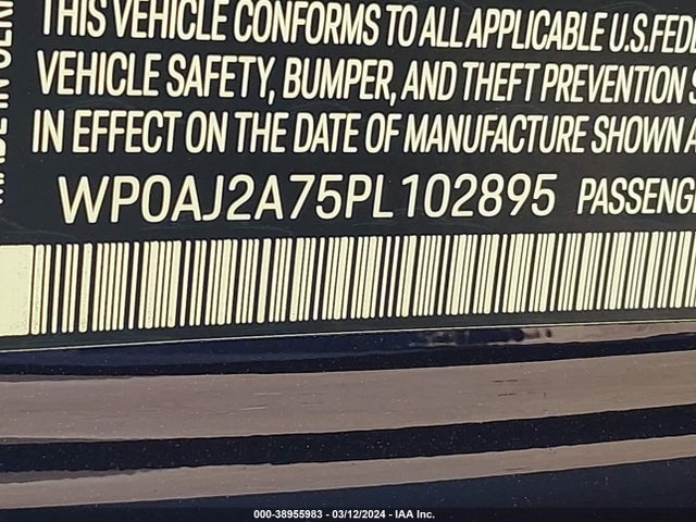 2023 PORSCHE PANAMERA WP0AJ2A75PL102895 Photo 8