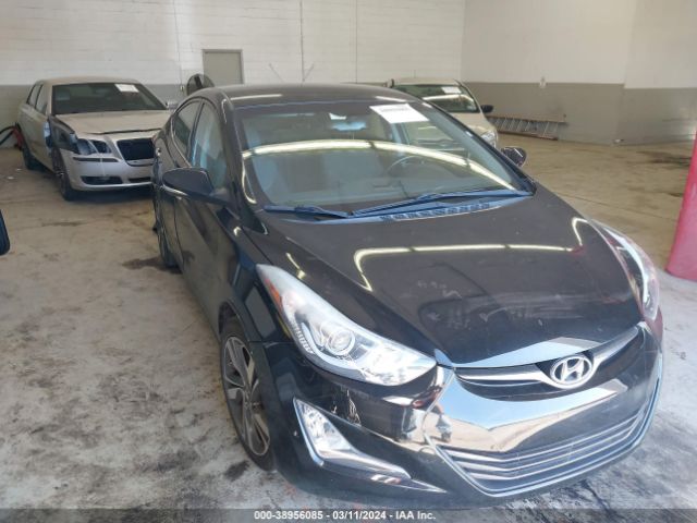 Auction sale of the 2014 Hyundai Elantra Limited, vin: KMHDH4AE4EU043411, lot number: 38956085