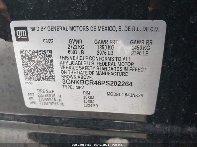 Chevrolet Blazer Fwd 2lt 2023 3GNKBCR46PS202264 Image 9