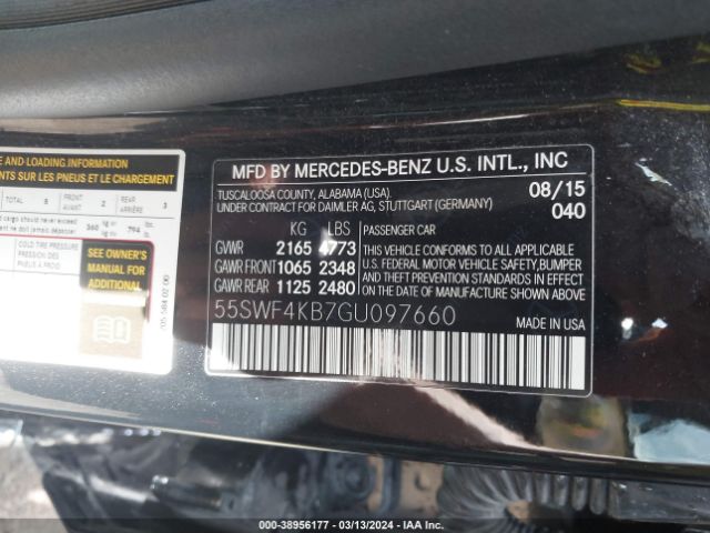 55SWF4KB7GU097660 Mercedes-Benz C 300 4matic/luxury 4matic/sport 4matic