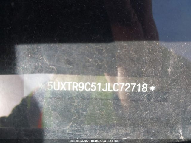 5UXTR9C51JLC72718 BMW X3 Xdrive30i