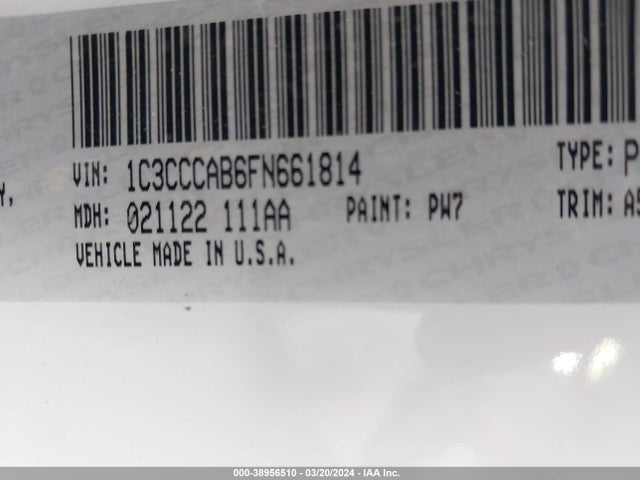 Chrysler 200 Limited 2015 1C3CCCAB6FN661814 Image 9