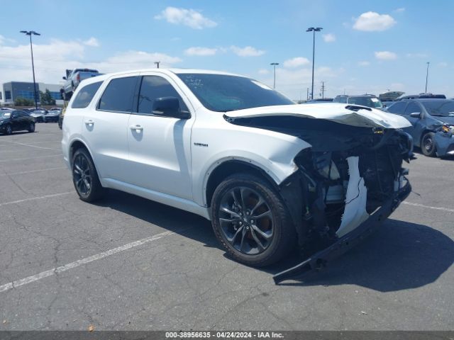 2021 Dodge Durango R/t Rwd მანქანა იყიდება აუქციონზე, vin: 1C4SDHCT8MC814662, აუქციონის ნომერი: 38956635