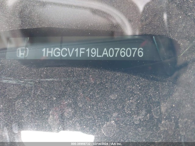 Honda ACCORD LX 2020 1HGCV1F19LA076076 Image 9