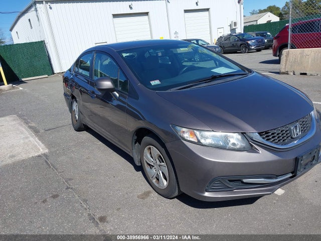 2013 HONDA CIVIC LX VIN: 19XFB2F57DE295615
