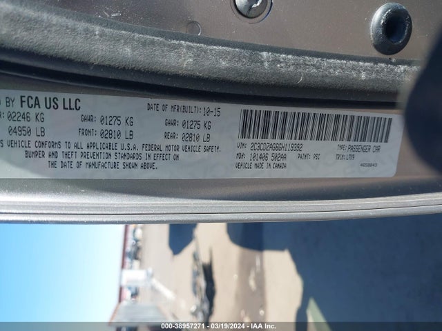 Dodge Challenger Sxt 2016 2C3CDZAG6GH119392 Image 9
