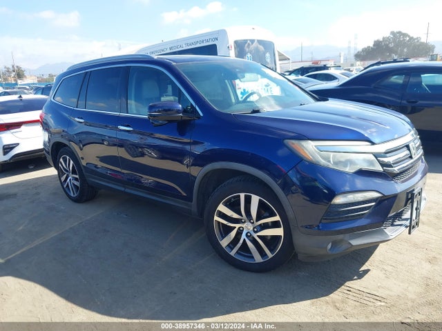 Honda Pilot Touring 2016 5FNYF5H92GB051366 Image 1