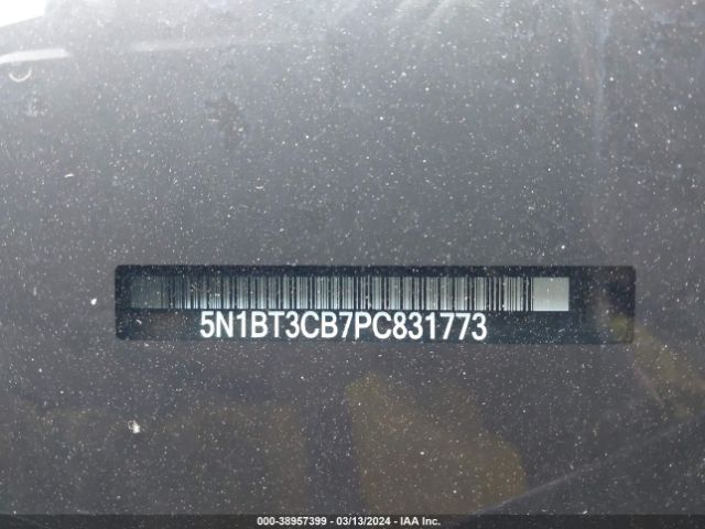 5N1BT3CB7PC831773 Nissan Rogue Sl Intelligent Awd