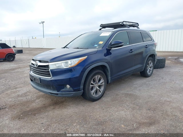 Toyota Highlander Xle V6 2015 5TDKKRFH5FS043534 Image 2