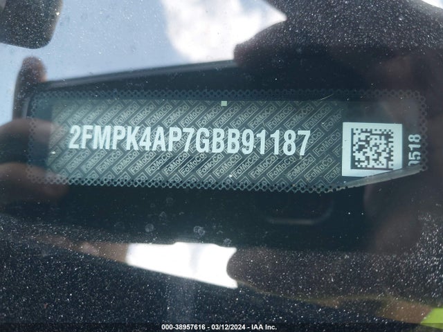 Ford EDGE SPORT 2016 2FMPK4AP7GBB91187 Image 9