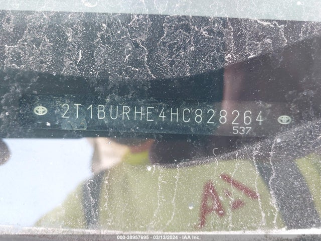 Toyota COROLLA LE 2017 2T1BURHE4HC828264 Image 9