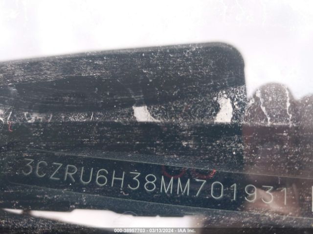 3CZRU6H38MM701931 Honda Hr-v Awd Lx