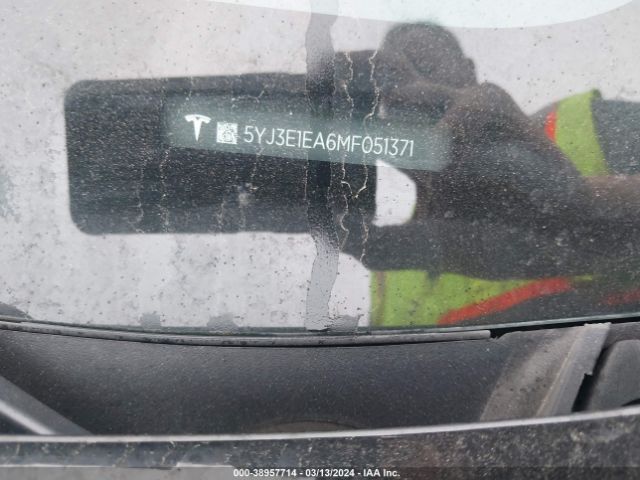 5YJ3E1EA6MF051371 Tesla Model 3 Standard Range Plus Rear-wheel Drive