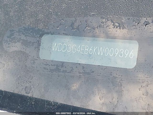 WDD3G4EB6KW009396 Mercedes-Benz A 220