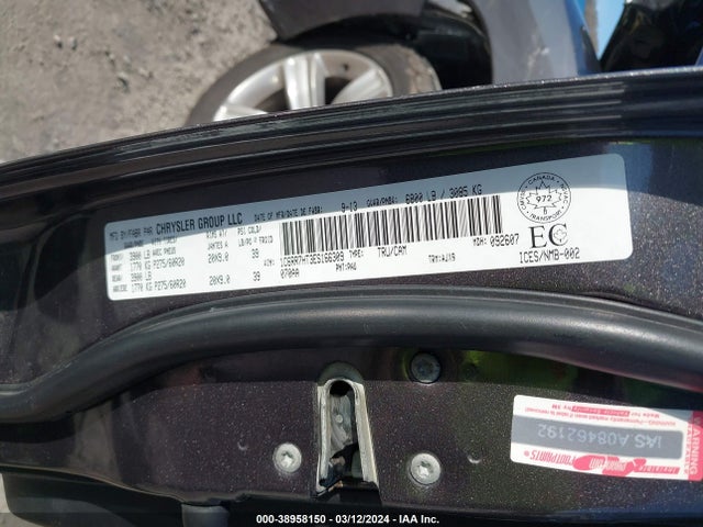 RAM 1500 Sport 2014 1C6RR7HT3ES166309 Image 9