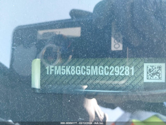 Ford Explorer St 2021 1FM5K8GC5MGC29281 Image 9