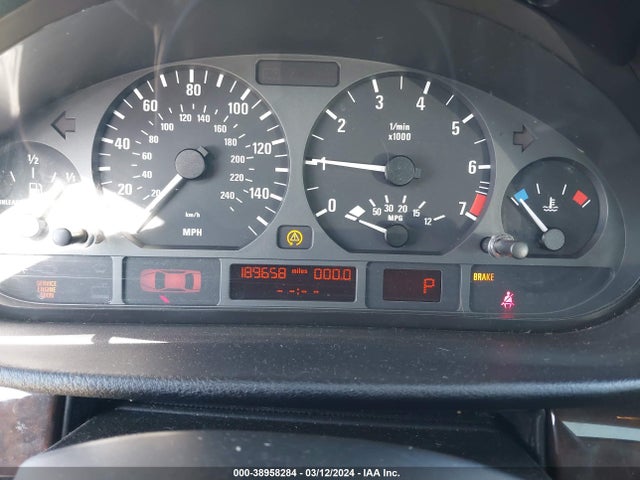 2003 BMW 325I VIN: WBAET37473NJ41241