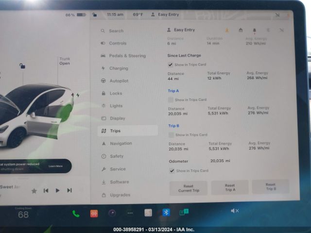 7SAYGDEE0PA034185 Tesla Model Y Awd/long Range Dual Motor All-wheel Drive