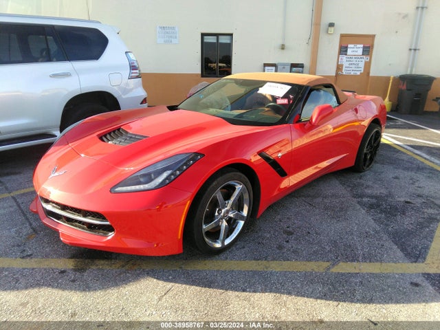 Chevrolet CORVETTE STINGRAY 2014 1G1YF3D79E5121560 Image 2