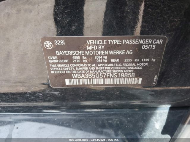 WBA3B5G57FNS19858 BMW 328i Xdrive