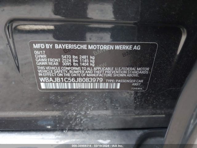 WBAJB1C56JB083979 BMW 530e Xdrive Iperformance