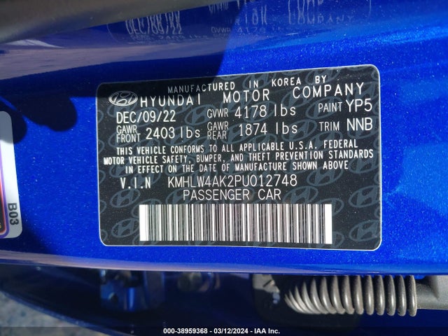 Hyundai ELANTRA N 2023 KMHLW4AK2PU012748 Image 9