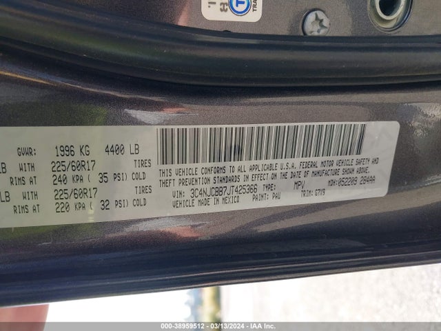 Jeep Compass Latitude Fwd 2018 3C4NJCBB7JT425366 Image 9