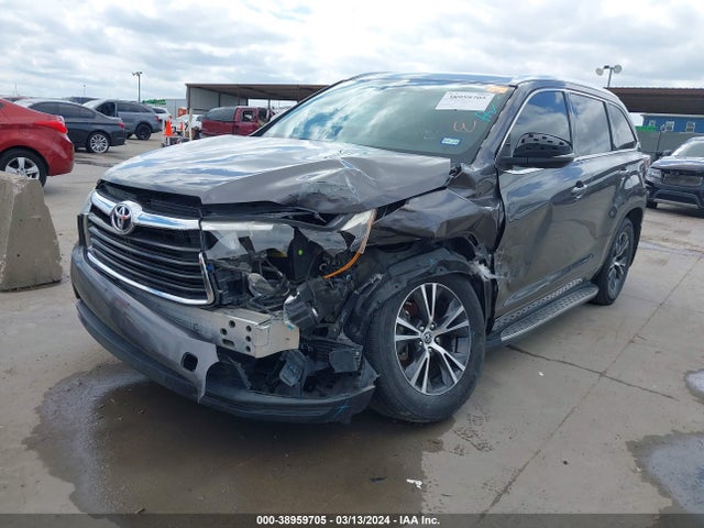 Toyota Highlander Xle V6 2016 5TDKKRFH7GS145662 Image 2