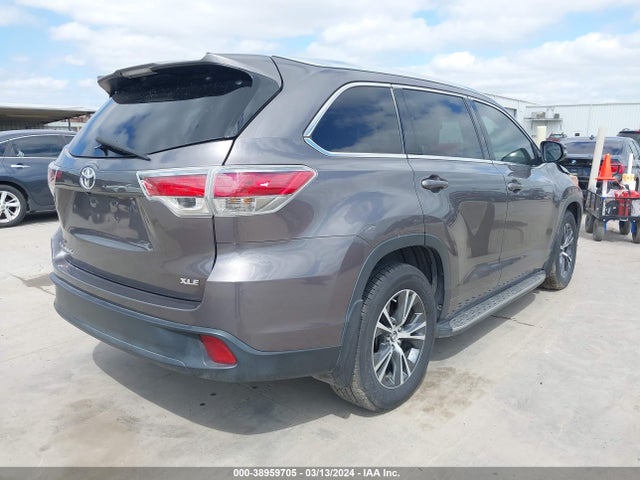 Toyota Highlander Xle V6 2016 5TDKKRFH7GS145662 Image 4