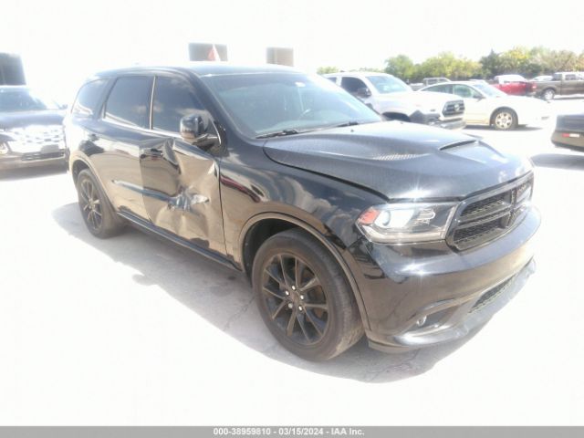 38959810 :رقم المزاد ، 1C4RDHDG7JC261708 vin ، 2018 Dodge Durango Gt Rwd مزاد بيع