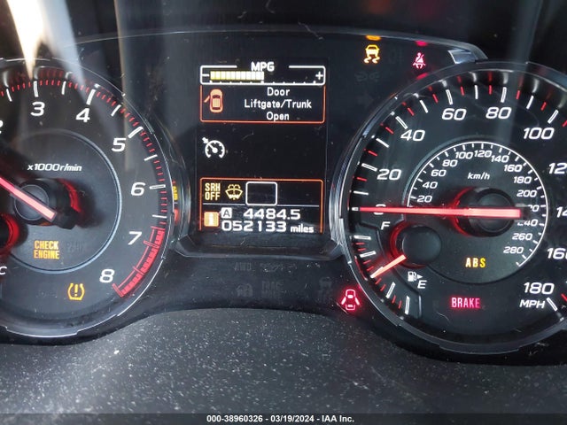 Subaru Wrx Premium 2019 JF1VA1B60K9809559 Image 15