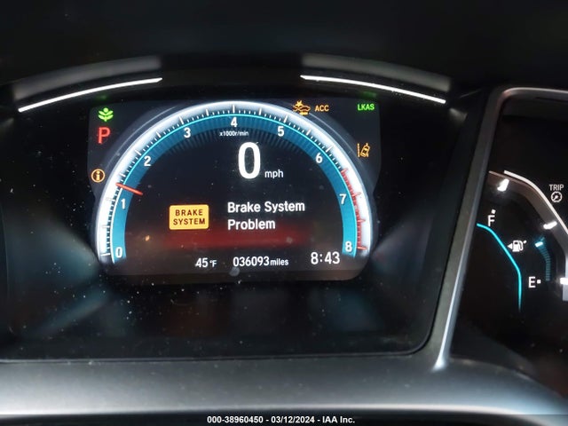 Honda CIVIC EX 2020 2HGFC3B38LH350326 Image 7