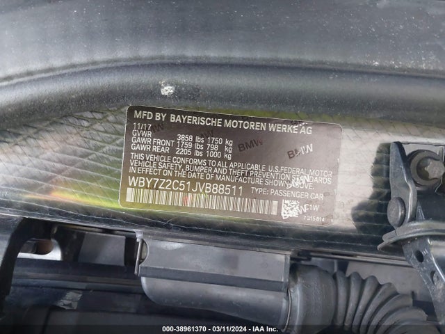 BMW I3 94ah 2018 WBY7Z2C51JVB88511 Image 9